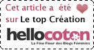 Elu TOP-CREATION sur Hellocoton