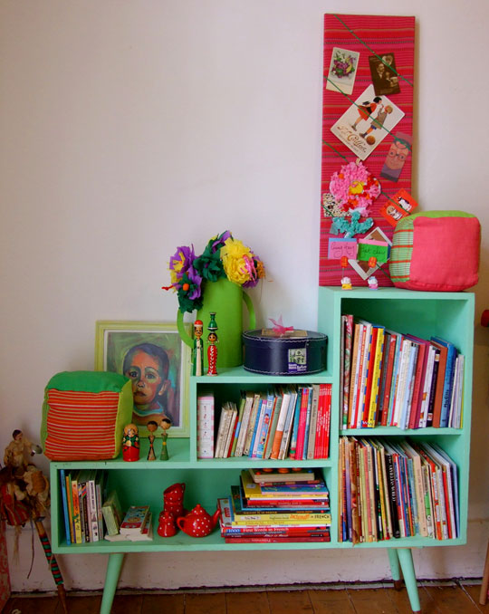 green-bookshelf